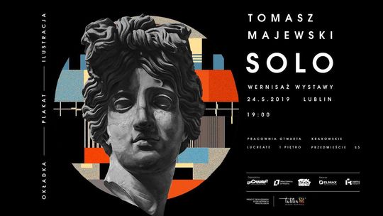 Wernisaż wystawy Tomasza Majewskiego w Pracowni Otwartej LuCreate