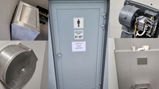 Weszli do miejskiego szaletu i zaszaleli. Miasto mówi, że jak się zgłoszą, policja o niczym się nie dowie