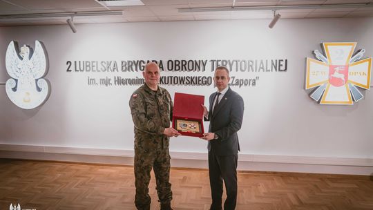 Wiceminister obrony narodowej z wizytą u lubelskich terytorialsów Wiceminister obrony narodowej z wizytą u lubelskich terytorialsów