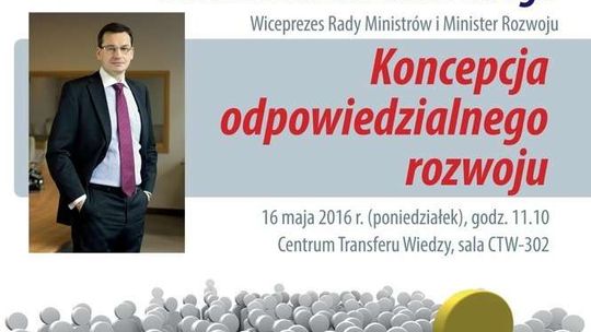 Wicepremier Mateusz Morawiecki z wykładem na KUL