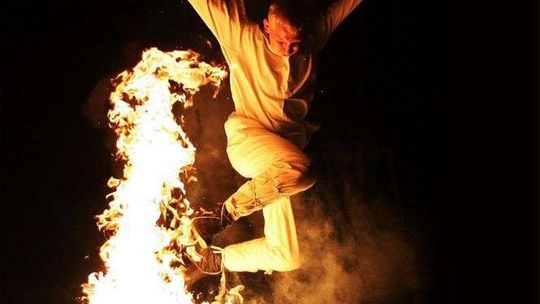 Widowisko "Sobótki" w Porcie Marina Puławy