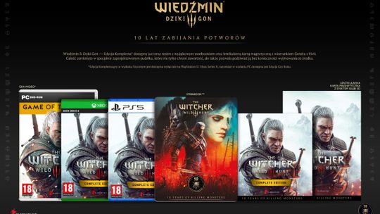 Wiedźmin 3: Dziki Gon. Nowa edycja ze steelbookiem na 10-lecie gry