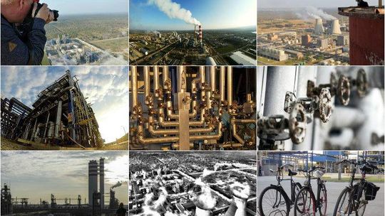 Wielka fabryka okiem fotoreporterów. Plener w Azotach (zdjęcia)