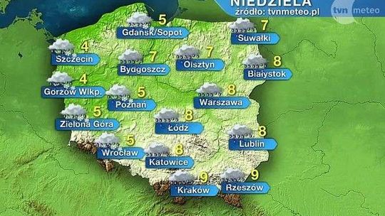 Wielkanoc deszczowa i pochmurna. Od wtorku poprawa pogody