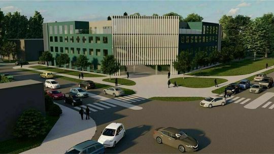 Wielki gmach urośnie obok starego. Samorząd wybrał lokalną firmę, a nie dużego gracza 