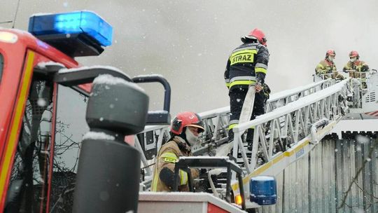 Wielki pożar hali, bloku i szpitala. Straż pożarna z Lublina podsumowuje 2021 rok