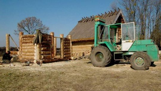 Wioska Gotów.  Będą mieć drewniany piorunochron