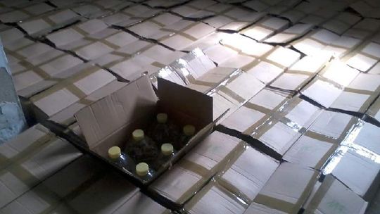 Wiózł w samochodzie 3 tys. litrów nielegalnego spirytusu