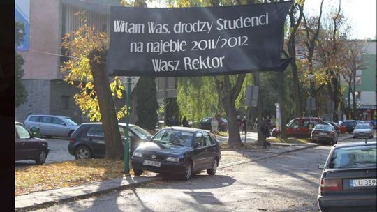 \"Witam Was drodzy Studenci na...\" Kontrowersyjny baner na UMCS