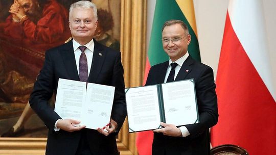 Wizyta prezydenta RP Andrzeja Dudy oraz prezydenta Republiki Litewskiej Gitanasa Nausėda 