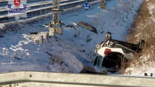 Wjechał samochodem pod pociąg. 58-latek zginął na miejscu