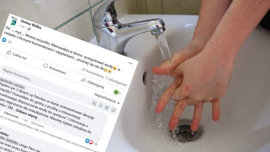 Woda skażona i kłopot dla tysięcy ludzi, a wójt śmieszkuje na Facebooku