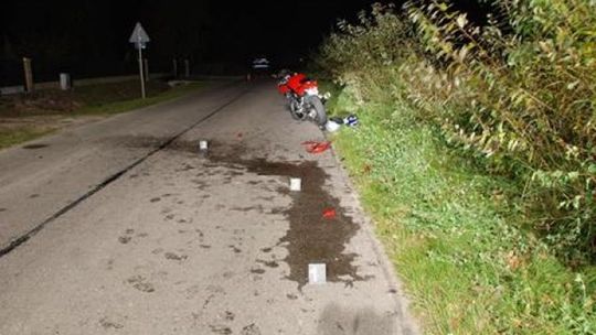 Wohyń: Zderzenie land rovera z motocyklem. Dwie osoby ranne 
