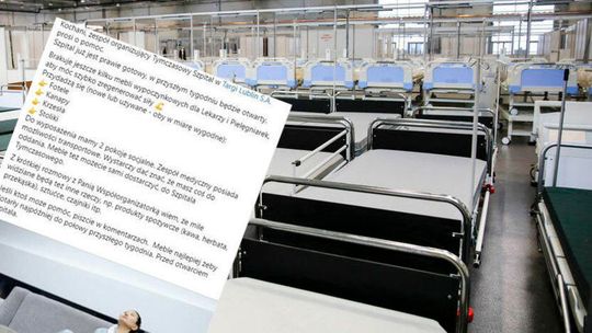 Wojewoda lubelski o pomyśle zbiórki mebli dla szpitala tymczasowego