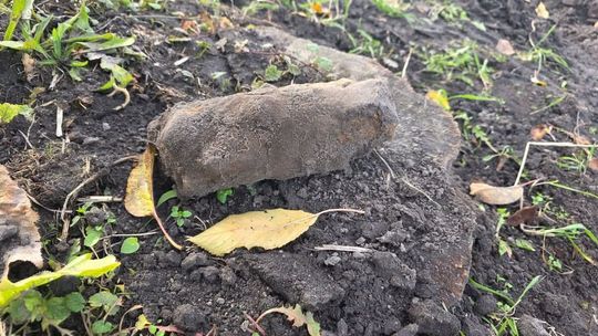 Wojna pod skibą ziemi. Rolnik ze Strupina Dużego odkrył niebezpieczną pamiątkę historii