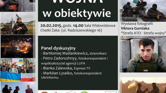 \"Wojna w obiektywie\". Dyskusja i wystawa zdjęć w Chatce Żaka