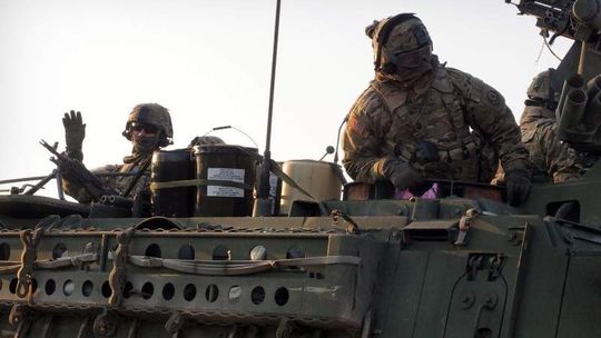 Wojska USA już w Lublinie. Ford zderzył się z wojskowym hummvee