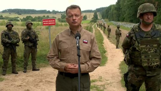 Wojsko postawi płot na granicy. "Wybraliśmy wzór ogrodzenia, które stoi na granicy węgiersko-serbskiej"