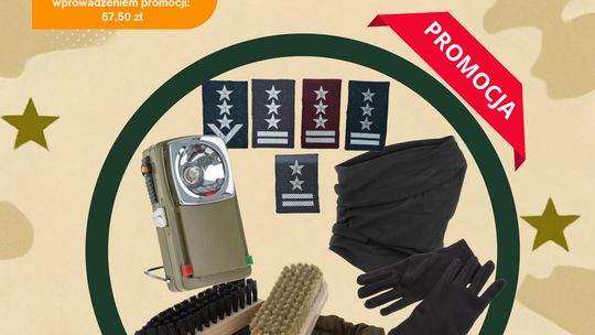 Wojskowa odzież i akcesoria na wyprzedaży. W ofercie m.in. kombinezon pilota