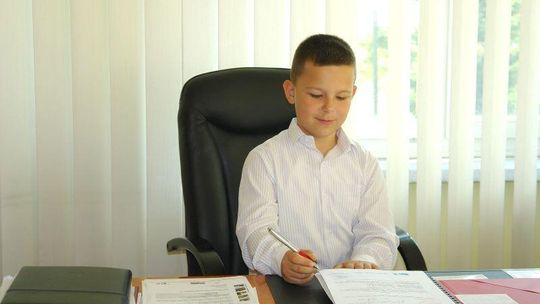 Wójt Bartosz Pierwszy. 9-latek kierował gminą przez jeden dzień