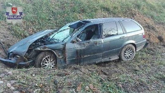 Wola Blizocka: Samochód bmw zderzył się z łosiem