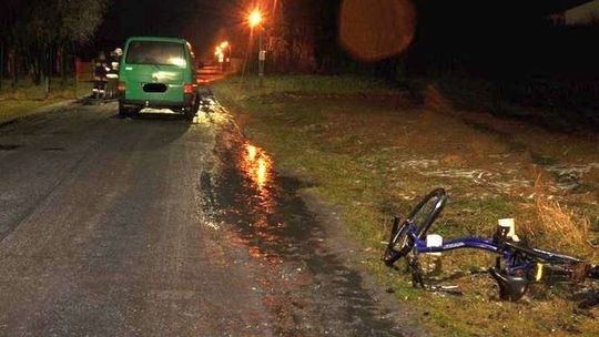 Wola Chomejowa: Bus wjechał w rowerzystkę