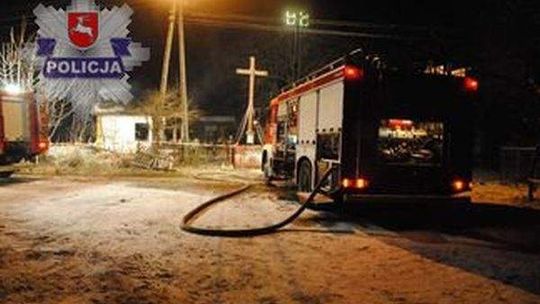 Wola Żulińska. Pożar domu, zginęły dwie osoby
