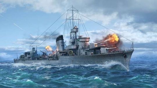 World of Warships: Niszczyciel ORP Błyskawica jest już w grze