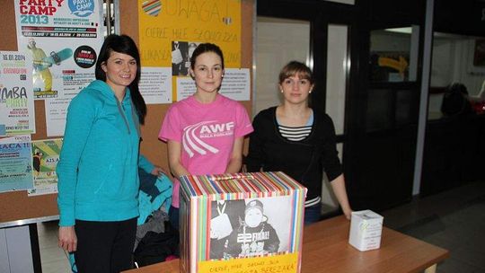 WOŚP 2014: 10-letni Łukasz Berezak podbił serca studentów z Białej Podlaskiej