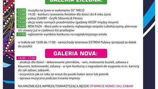 WOŚP 2017 w Puławach. Program wydarzeń