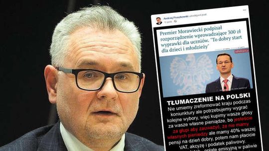 Wpadka Andrzeja Pruszkowskiego na Facebooku. Opozycja zadowolona