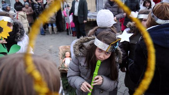 Wspólna wigilia mieszkańców osiedla przy ul. Grygowej (wideo)