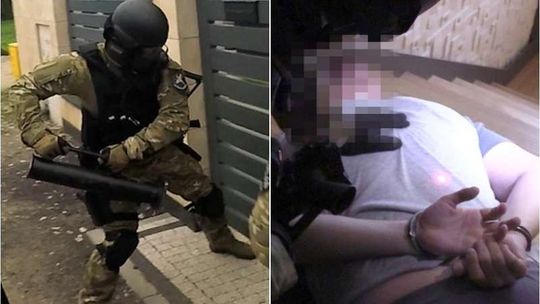 "Wszyscy na ziemię! Policja!" Tak CBŚP wchodzi do domów przestępców [wideo]