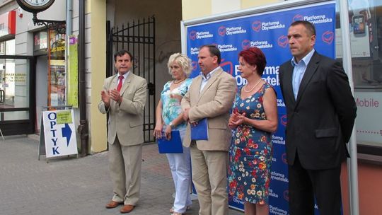 Wyborcze obietnice PO i polemiki z radnym PiS w Białej Podlaskiej