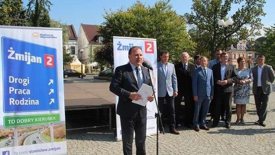 Wyborcze obietnice Stanisława Żmijana z infrastrukturą w tle