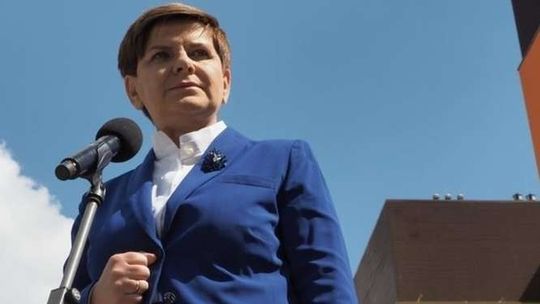 Wybory 2018. Beata Szydło w Lublinie na pl. Litewskim
