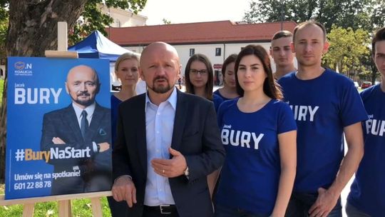 Wybory 2018. Jacek Bury pomoże osobom chcącym założyć biznes