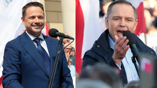 Wybory 2025. Pełne wyniki pierwszej tury. Trzaskowski - 31,36 proc., Nawrocki - 29,54 proc