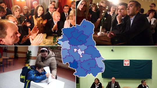 Wybory samorządowe. Wyniki głosowania w miastach i gminach woj. lubelskiego