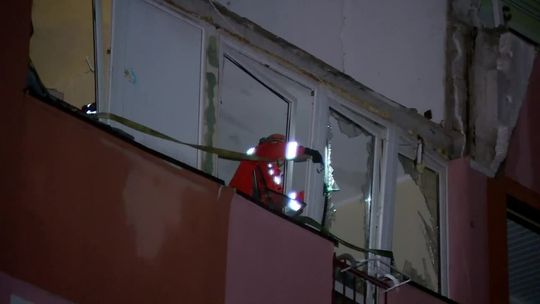 Wybuch butli z gazem. Dwie osoby zostały ranne [wideo]