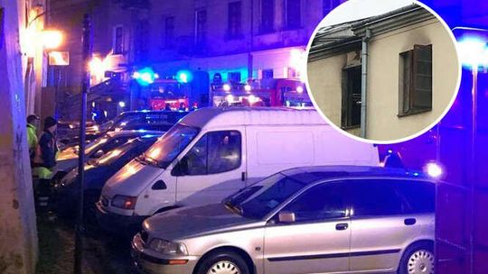 Wybuch gazu i pożar w kamienicy na Starym Mieście w Lublinie [zdjęcia]