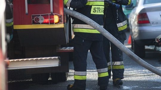 Wybuch gazu w Kraśniku. Z bloku wyleciały drzwi i okno