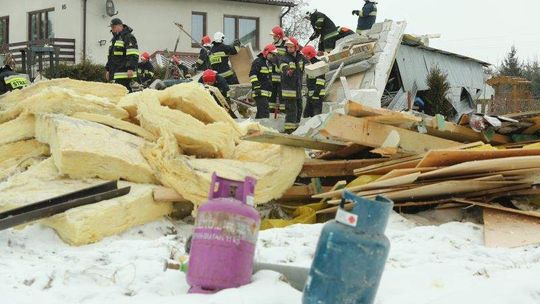 Wybuch gazu w Niedrzwicy Dużej: Warsztat wyleciał w powietrze