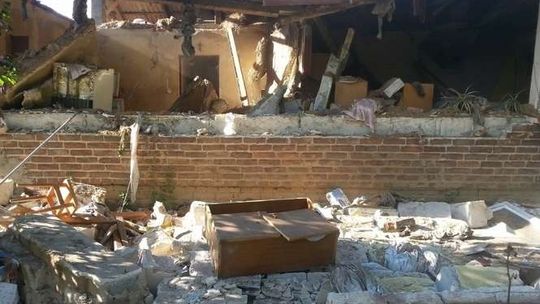 Wybuch gazu zniszczył pół domu koło Lublina (zdjęcia)