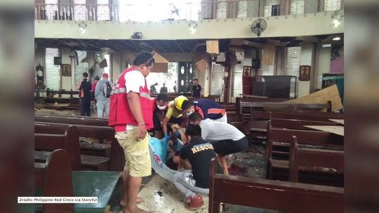 Wybuch w katedrze na Filipinach. Zginęło co najmniej 20 osób