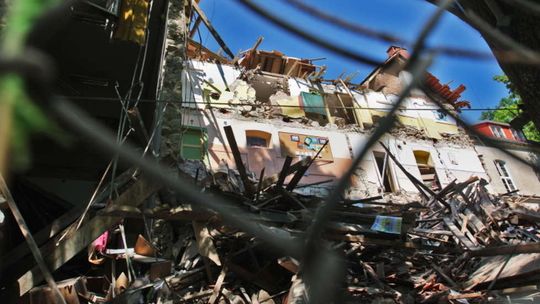 Wybuch w szkole w Kazimierzu Dolnym (zdjęcia, wideo)