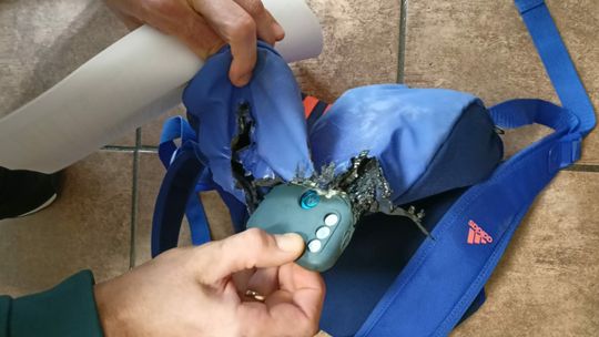 Wybuchowy plecak. Uczniowie najedli się strachu