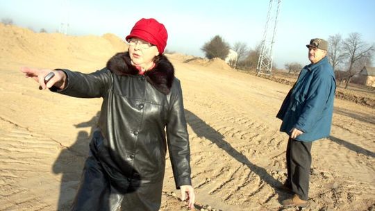 Wycięli im drzewka, bo budują drogę