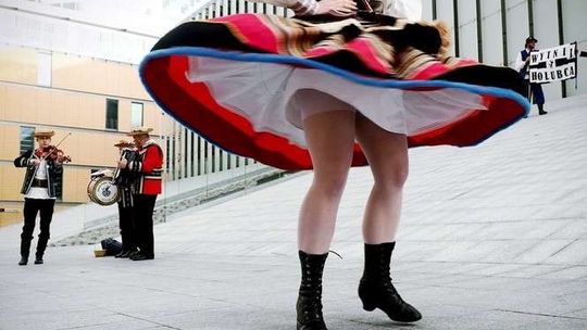 Wycinali hołubce na placu Teatralnym (zdjęcia)