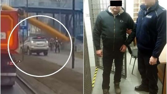 Wyczyny tego pirata drogowego mrożą krew w żyłach. Wreszcie wpadł [wideo]